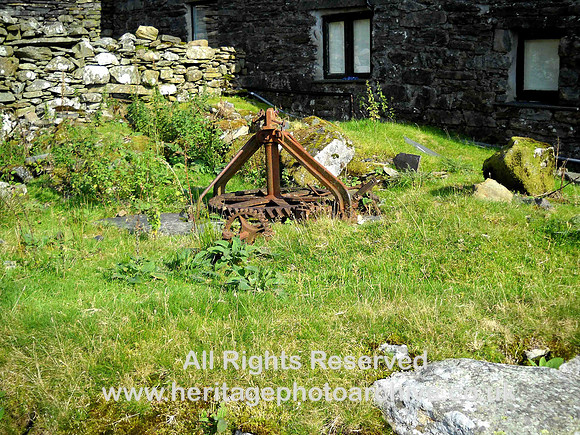 HRS 606 Llan Ffestiniog, Cae Canol Mawr Horse whim mechanism
