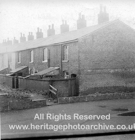 HRS 7161 Radcliffe, Terraced housing adjacent to canal 1959