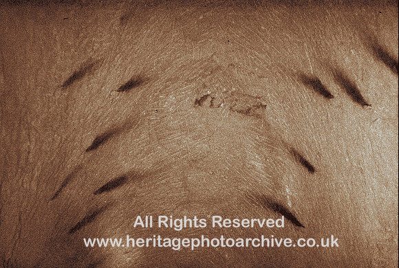 HRS 4176 Ardwick Tunnels, Soot slicks on roof of chamber
