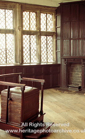 HRS 1422 Astley Hall Long Gallery fireplace 1990s