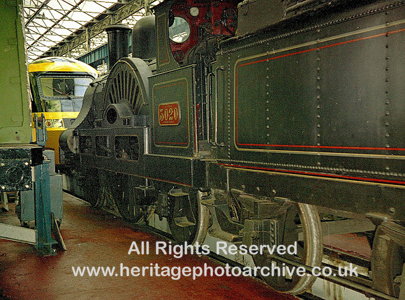HRS 3277 Crewe locomotive works, steam loco 3020 open day 1970s
