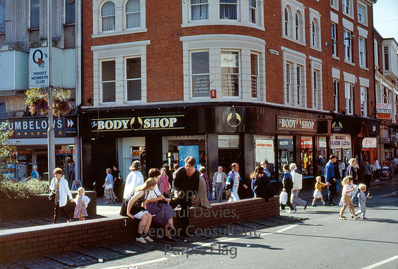 Walsall, shops fronts body shop etc
