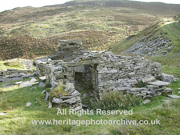 HRS 1077 Rhiwbach quarry caban building 2003