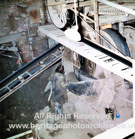 HRS 242 Bury, Halsall's brickworks pug mill  1975