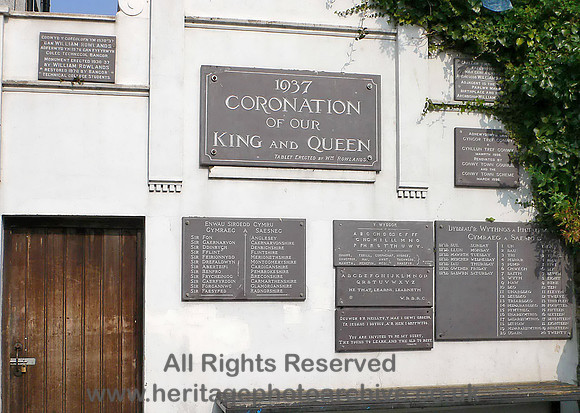 HRS 197  Coronation1937  welsh english slate