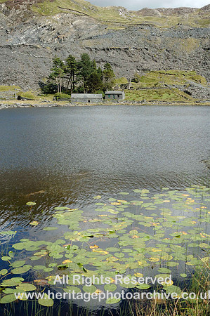 HRS 646 Cwm Orthin lake and buildings