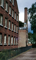 Styal, Quarry Bank Mill chimney 1985