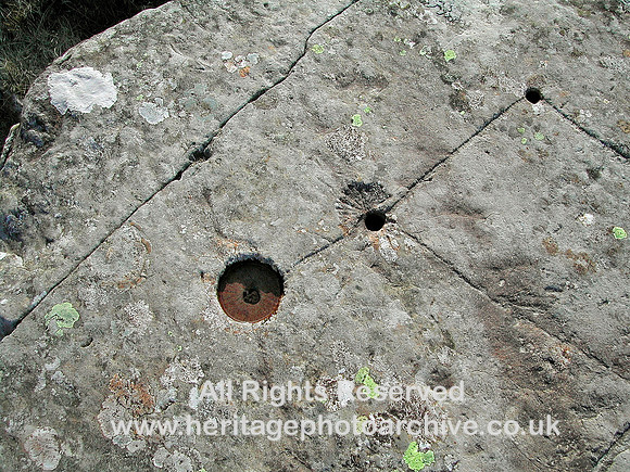 HRS 6421 Rock cannon Cwm Eigiau close up 2004