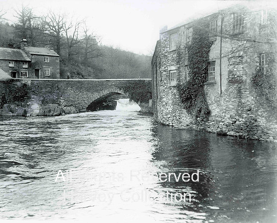Backbarrow bridge and mill