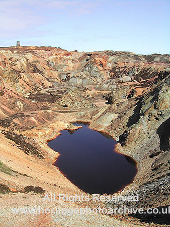HRS 228 Parys Mountain Copper Mine lake