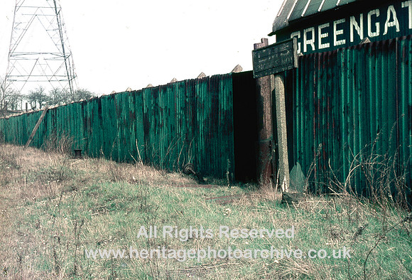 HRS 7105 Radcliffe, Black Lane Mills railway siding c1971