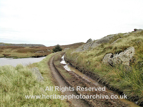 HRS 1099 Llyn Bowydd tramway from Cwt y Bugail