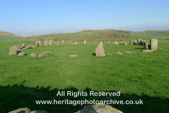 HRS 1795 Swinside Stone Circle view north