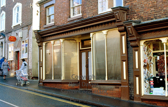 Shop front and post office Location unknown