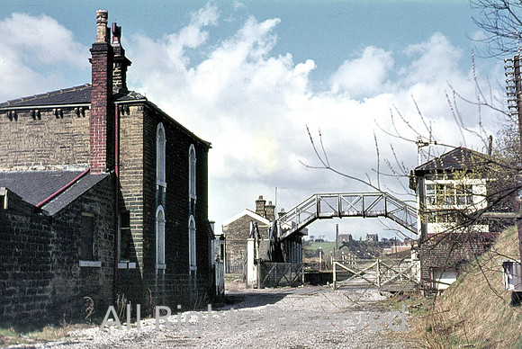 HRS 1893 ELR Helmshore station and box  1971