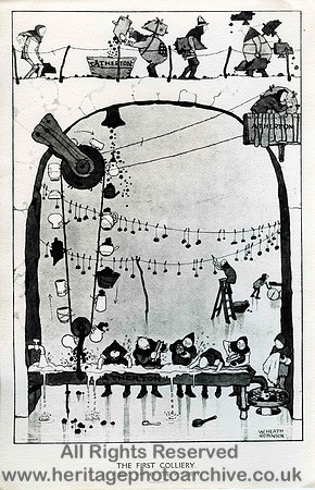 HRS 1403 Atherton Collieries, A busy day in the washery, Heath Robinson