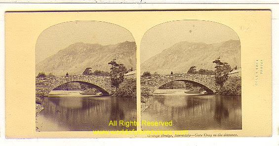 Lake District, Grange bridge,  Borrowdale