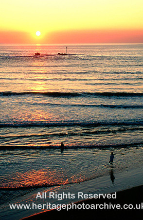 HRS 831 Bude Bay sunset nd