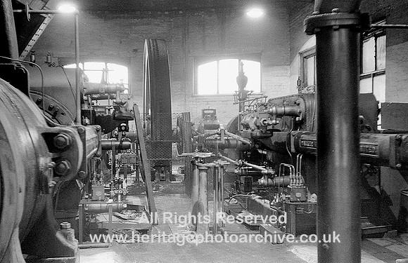 HRS 3356 Leigh, Bickershaw Pit, Winding engine 1970s Walker Bros
