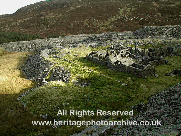 HRS 1090 Rhiwbach quarry barracks or village 2003