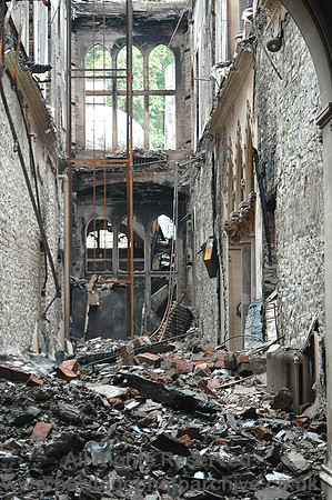 HRS 6899 Hafodunos Hall, interior after 2004 fire