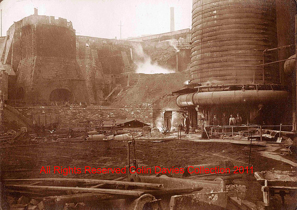 Brymbo steel works Blast furnaces.