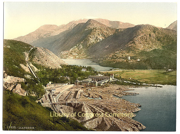 Llanberis, slate works