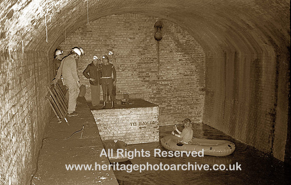 HRS 1181 Manchester, Salford Junction Canal, River end  of tunnel 1973