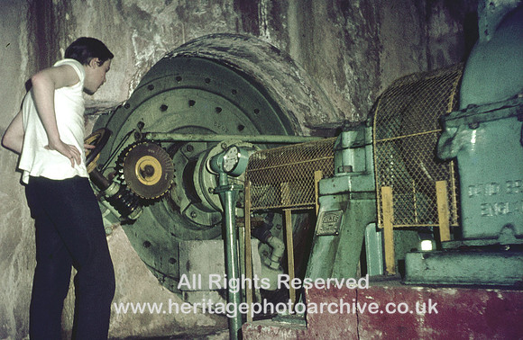 HRS 1306 Low Wood Gunpowder Works, Haverthwaite, water turbine