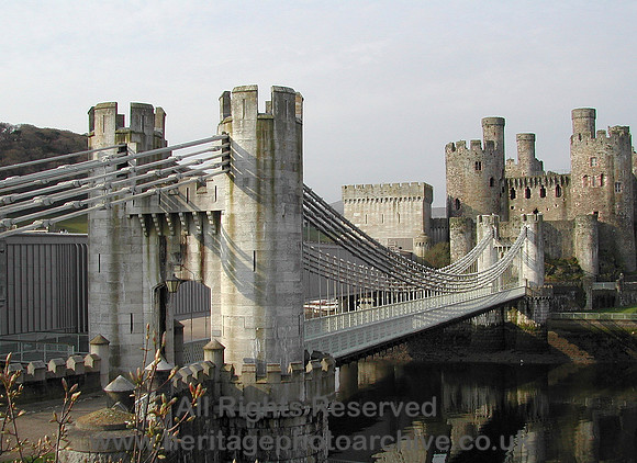 HRS 455 Conwy bridge and castle