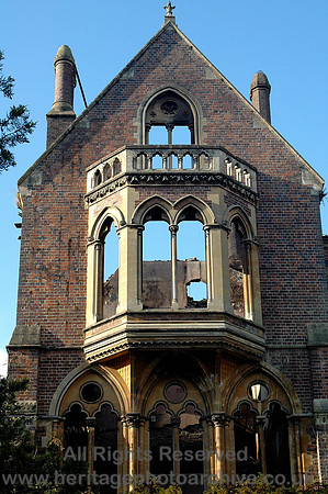 HRS 6914 Hafodunos Hall, Bay window after 2004 fire