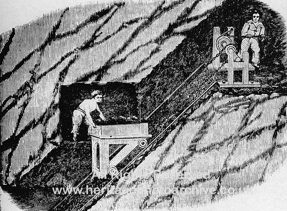 HRS 1448 Coal Boy handling incline brake