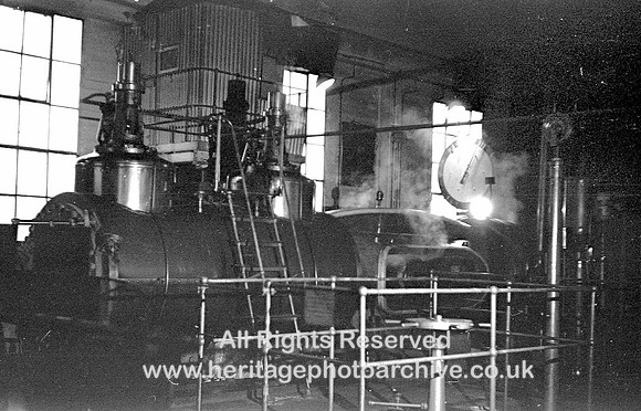 HRS 3353 Leigh, Parsonage Pit winding engine Markham's 1970s