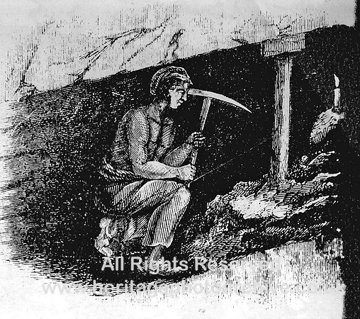 HRS 1444 Coal man with pick