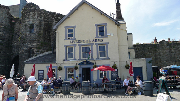 HRS 11135 Conwy, Liverpool Arms public house 2022