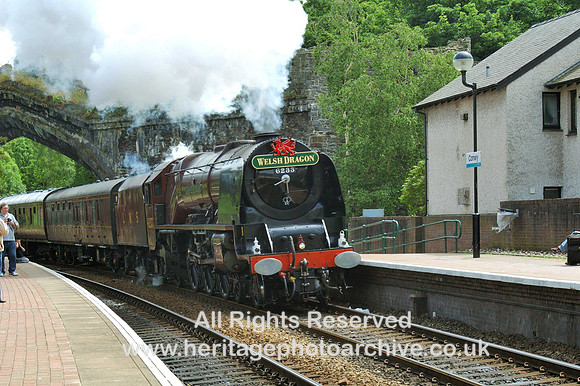 HRS 192 Conwy station steam locomotive