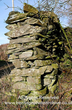 HRS 9139 Kirkby in Furness, End of parapet of tramway bridge near Croglin Farm L7710439