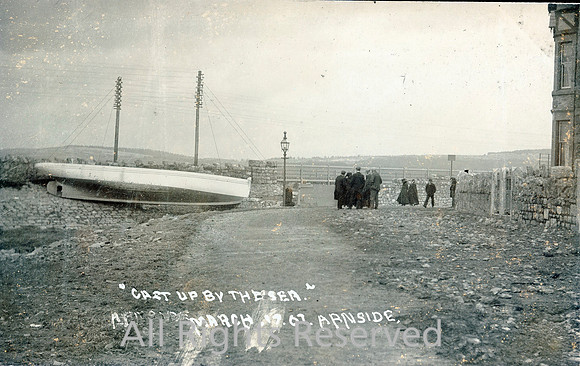 Arnside, Cast up by the sea 1907