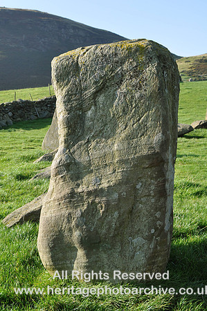 HRS 1796 Swinside Stone Circle bedded rock
