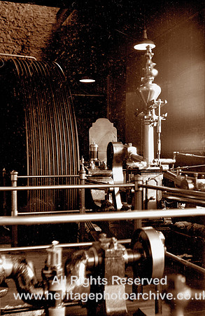 HRS 3337 Haslingden, Carr-Parker mill engine flywheel 1969