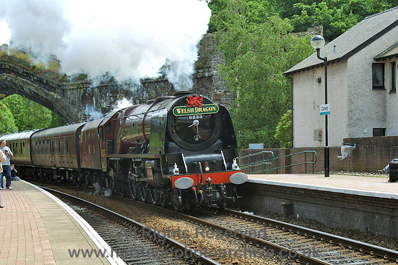 HRS 192 Conwy station steam locomotive