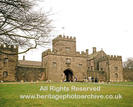 HRS 3709 Hoghton Tower, gatehouse near Preston 1980s