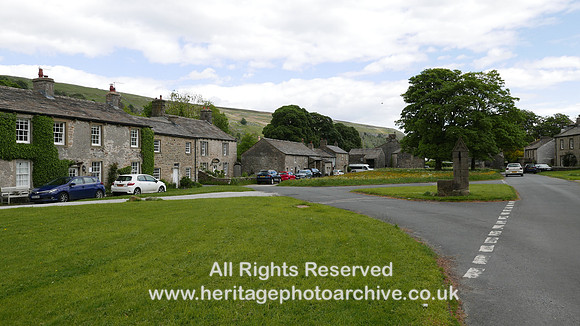 HRS 10931 Arncliffe, green and cottages