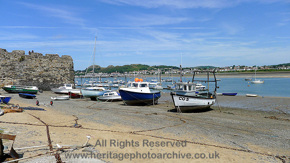 HRS 11116 Conwy, boats and Deganwy in background 2022