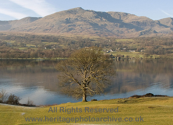 HRS 508 Old Man of Coniston, and Lake from Brantwood
