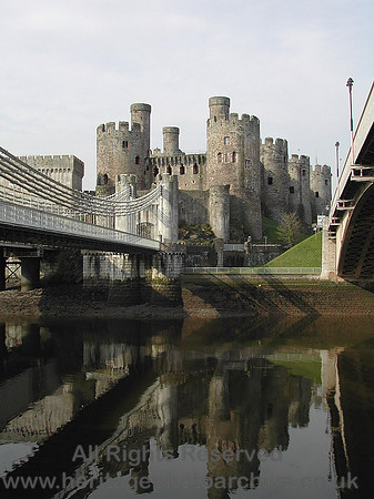 HRS 456 Conwy castle and bridge