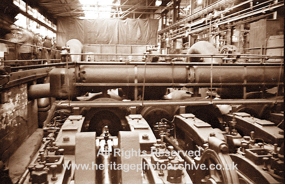HRS 1673 Trafford Park, Taylor Bros steel works steam engines 1970s