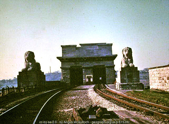 Britannia Bridge, Bangor 1966
