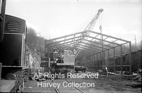 Haverthwaite, Railway shed construction