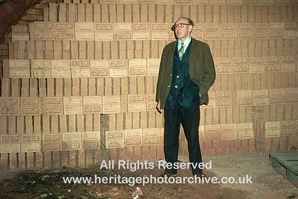 HRS 234 Bury, Halsall's brickwks kiln 1975